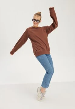 Even&Odd Felpa - Dark Brown -Even&Odd 0655b25aa83641b5ad585f1c5273aae9