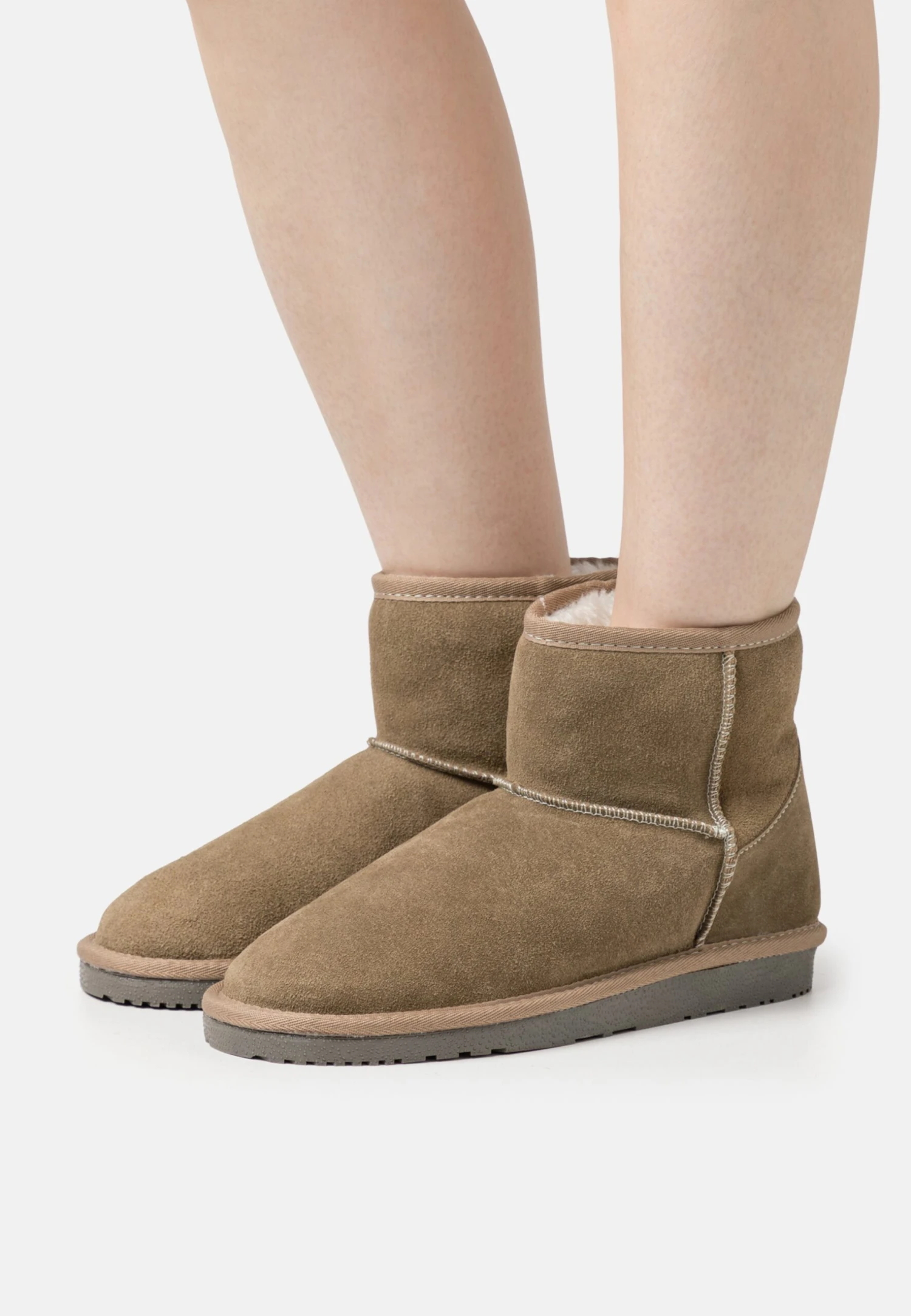 Even&Odd Leather- Stivaletti - Khaki 3 Even&Odd Leather- Stivaletti - Khaki