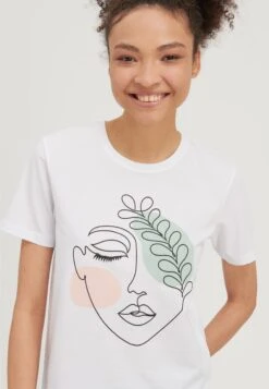 Even&Odd T-Shirt Con StampaWhite Donna T-shirt E Top EV421D25O-A11 -Even&Odd 10430a9dae1243589a5116ca695a894f