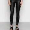 Even&Odd Wet Look Leggings - Leggings - Black -Even&Odd 15a7a1292f674309b5ee64df3cc58948