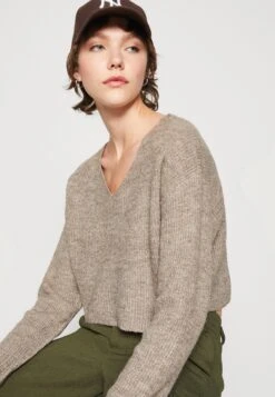 Even&Odd MaglioneMottled Grey/Mottled Beige Donna Maglieria EV421I0DJ-C12 -Even&Odd 15b4dedcbd034e0d9d389f76b26ebd34