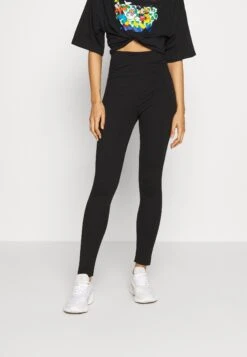 Even&Odd High Waisted Leggings 2 Pack- Leggings - Black -Even&Odd 20c776be44c245d2a2c8f468beddc797