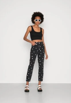 Even&Odd TopBlack/Light Grey Donna T-shirt E Top EV421D1F0-Q13