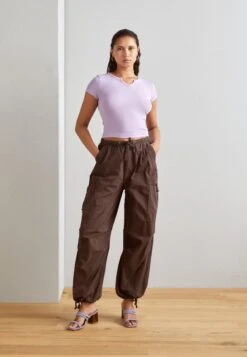 Even&Odd 2 PackT-Shirt BasicBlack/Purple Donna T-shirt E Top EV421D24U-Q11