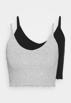 Even&Odd 2 PackTopBlack/Light Grey Donna T-shirt E Top EV421D1IP-Q11 -Even&Odd 278fc272a17f4309968cf145d3a73ff6