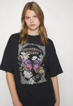 Even&Odd T-Shirt Con StampaBlack Donna T-shirt E Top EV421D26J-Q11 -Even&Odd 3851a3257d8c4635af0fbc5a284b6014