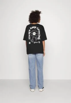 Even&Odd Liz Keep Growing Mascot / 802BlackT-Shirt Con Stampa802Black Donna T-shirt E Top EV421D254-Q11
