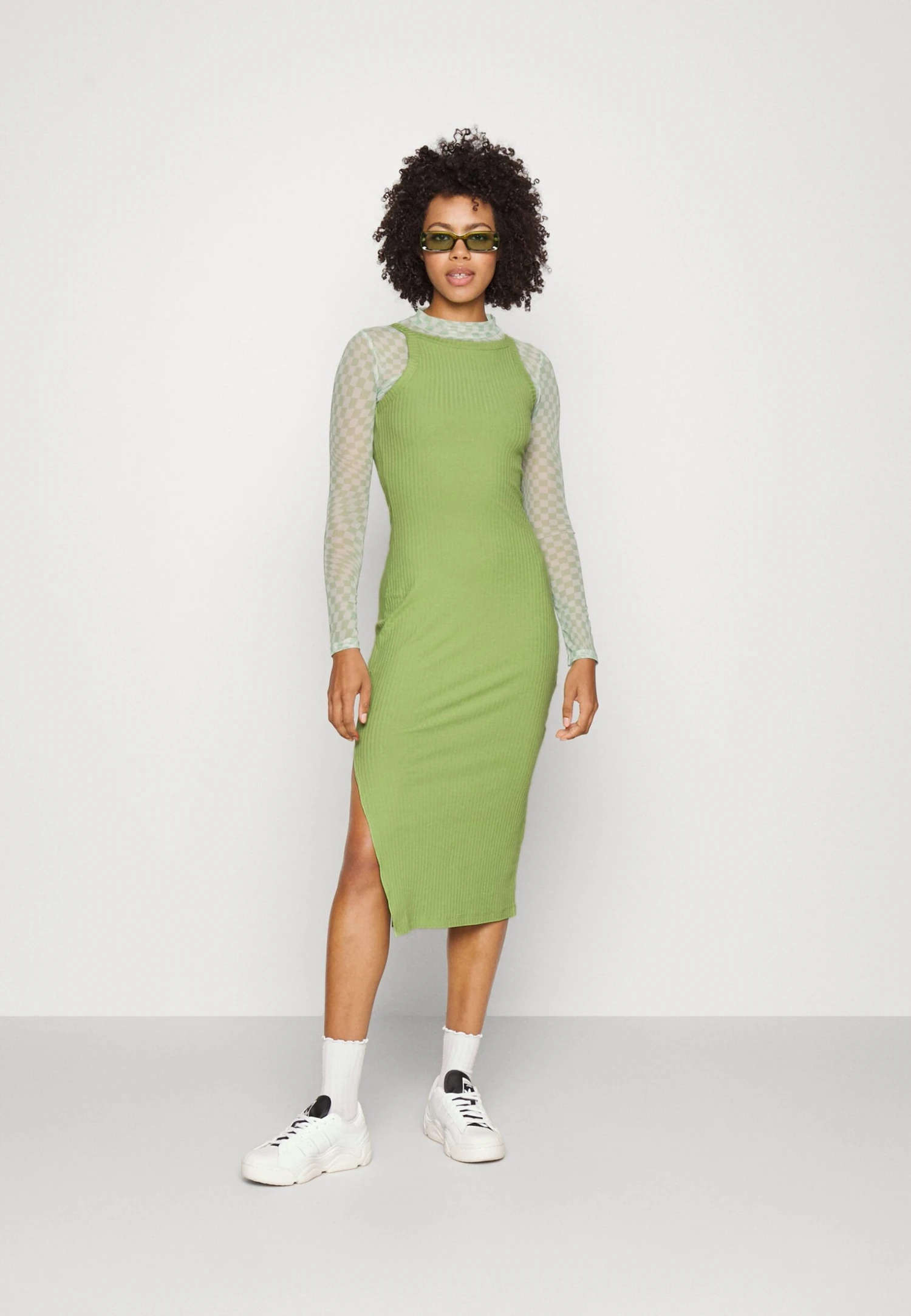 Even&Odd Tubino Green Donna Vestiti EV421C1CP-M11 4 Even&Odd Tubino Green Donna Vestiti EV421C1CP-M11 - immagine 2