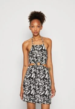 Even&Odd Vestito EstivoBlack White Donna Vestiti EV421C1E9-Q11