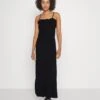 Even&Odd Maxi Dress Tiered Skirt- Vestito Lungo - Black