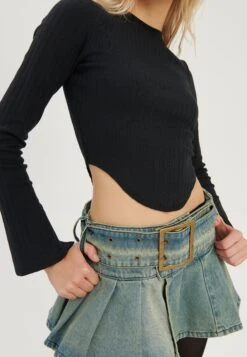 Even&Odd Maglietta A Manica LungaBlack Donna T-shirt E Top EV421D24L-Q11 -Even&Odd 4e61c616308c4bd5b825e5ca92887bb2