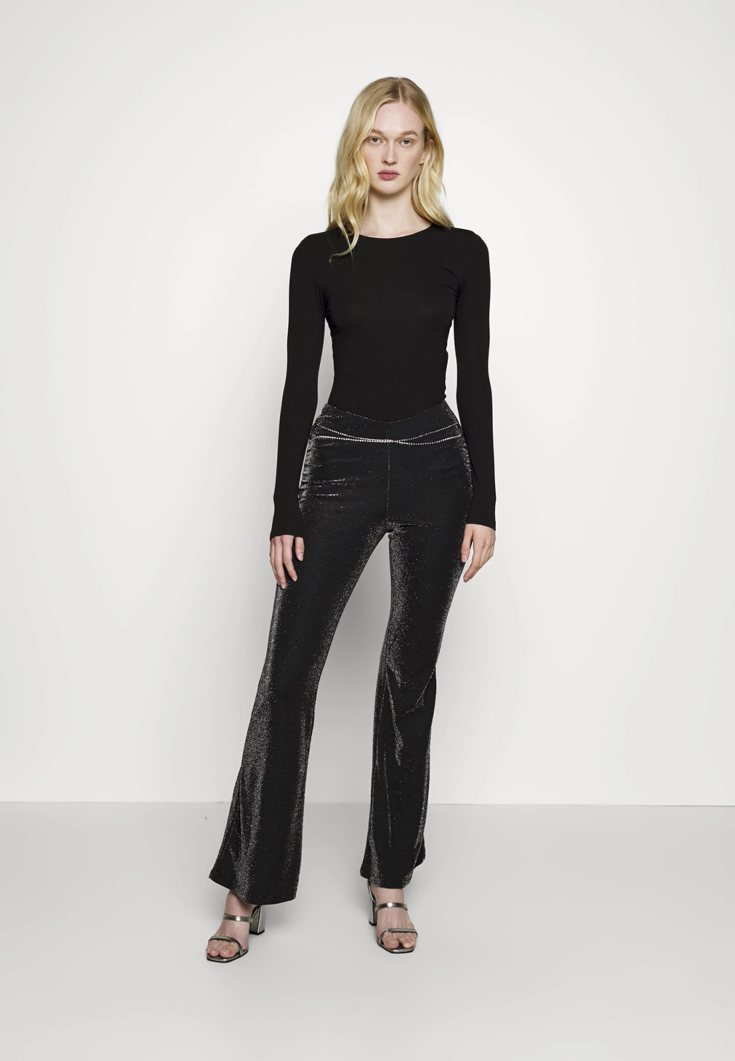 Pantaloni - - Black- Silver 4 Pantaloni - - Black- Silver - immagine 2