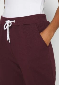 Even&Odd Regular Fit Jogger With Contrast - Pantaloni Sportivi - Dark Red -Even&Odd 50cffa9ec1134a92971709ab7f15868c