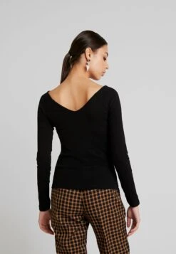 Even&Odd Maglietta A Manica LungaBlack Donna T-shirt E Top EV421D19N-Q11 -Even&Odd 60940651f47f464bb8fdc463d53a447e