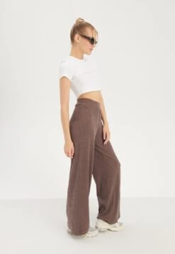 Even&Odd Pantaloni SportiviMottled Dark Brown Donna Pantaloni EV421A0BA-O13 -Even&Odd 65eca0826db94abca04b05da427f25b0