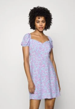 Even&Odd Vestito Estivo - Blue/Purple -Even&Odd 66c50a6dae6a45378176843ead811481