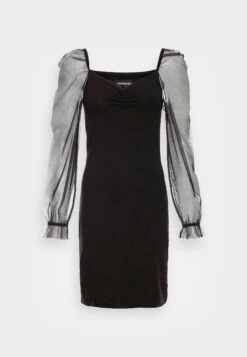 Even&Odd Long Puff Sleeves Rushing Bodycon DressVestito EleganteBlack Donna Vestiti EV421C16Y-Q11 -Even&Odd 6b2864728d8747a495146299a2475f69