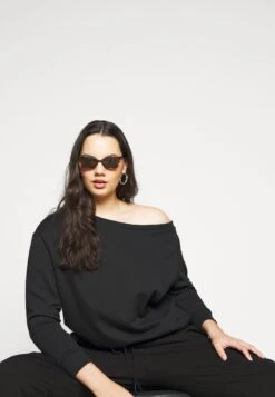 FelpaBlack Donna Felpe EVB21J00B-Q11 -Even&Odd 6e009818cd454edf94a2dcf5e922f5d1