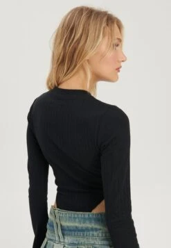 Even&Odd Maglietta A Manica LungaBlack Donna T-shirt E Top EV421D24L-Q11 -Even&Odd 7840e7ace2504822bc662d0fc9825609