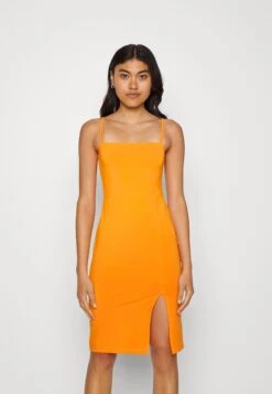 Even&Odd Strappy Mini Bodycon Dress- Vestito Di Maglina - Orange