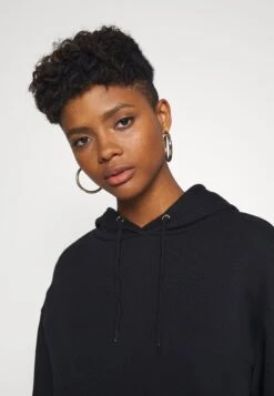 Even&Odd Felpa Con CappuccioBlack Donna Felpe EV421J085-Q11 -Even&Odd 869161f4d63543229a415f3d99c90c73