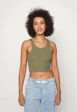 Even&Odd 2 PackTopBlack/Khaki Donna T-shirt E Top EV421D233-Q11 -Even&Odd 8d3993b143284694910118600d1e565b