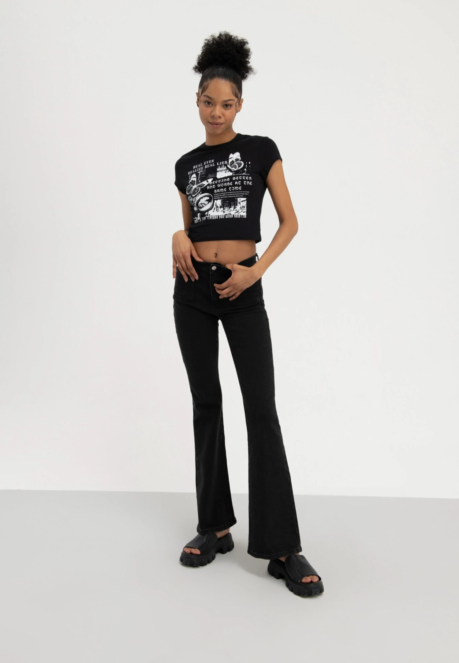 Even&Odd T-Shirt Con StampaBlack Donna T-shirt E Top EV421D249-Q11 4 Even&Odd T-Shirt Con StampaBlack Donna T-shirt E Top EV421D249-Q11 - immagine 2