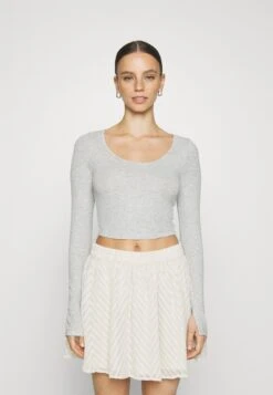 2 PackMaglietta A Manica LungaBlack/Mottled Grey Donna T-shirt E Top EVF21D04X-Q11 -Even&Odd 940c991a06fa4722bc3eb2917cc8f559