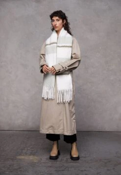 Even&Odd Sciarpa - Green/White -Even&Odd 971e2ae7d2014f90a062e0641cfb8b27