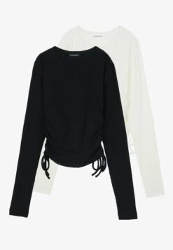 Even&Odd 2 PackMaglioneBlack/Off-White Donna Maglieria EV421D267-Q11 -Even&Odd 9f4b36457c704c9bb019abd557affd9e