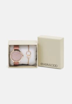 Even&Odd Set - Orologio - Gold-Coloured/Pink -Even&Odd a6e552d1b08144f798cb0ccddfe30bdf