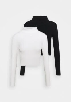 Even&Odd Cropped Turtle Neck 2 PackMaglioneBlack/ White Donna Maglieria EV421I0CW-Q11 -Even&Odd ab80f7e617654e94a6ec0dc086796d5b