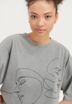 Even&Odd T-Shirt Con StampaGrey Donna T-shirt E Top EV421D25N-Q11 -Even&Odd bc5d9410d0964f7abdfc81e055f934d4