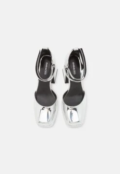 Even&Odd Scarpe Con PlateauSilver-Coloured Donna Scarpe Con Tacco EV411B09T-D11 -Even&Odd bd395432cc8b477783d12c106a9c4037