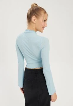 Even&Odd Maglietta A Manica LungaLight Blue Donna T-shirt E Top EV421D270-K11 -Even&Odd bda3b0cb1dc34381928a6e845a2ff59b