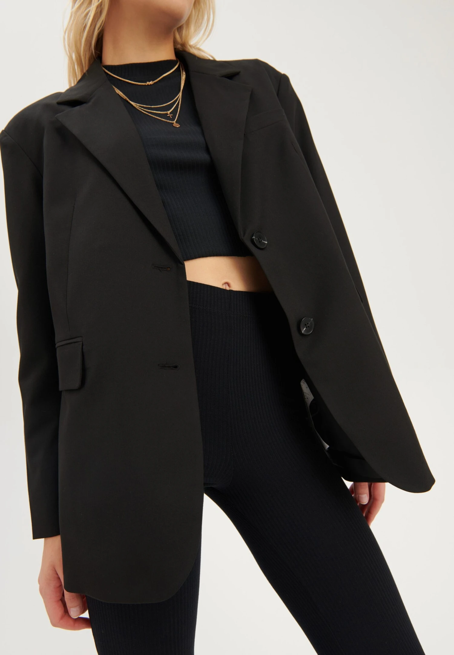 Even&Odd Oversize KurzmantelGiacca LeggeraBlack Donna Giacche E Blazer EV421U03H-Q11 8 Even&Odd Oversize KurzmantelGiacca LeggeraBlack Donna Giacche E Blazer EV421U03H-Q11 - immagine 6