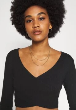 Even&Odd Maglietta A Manica LungaBlack Donna T-shirt E Top EV421D1KB-Q11 -Even&Odd bff003d84e884b85b5fda80102bf325b