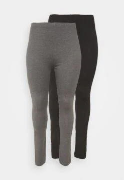 2 PackLeggingsBlack/Grey Donna Pantaloni EVB21A00N-Q12