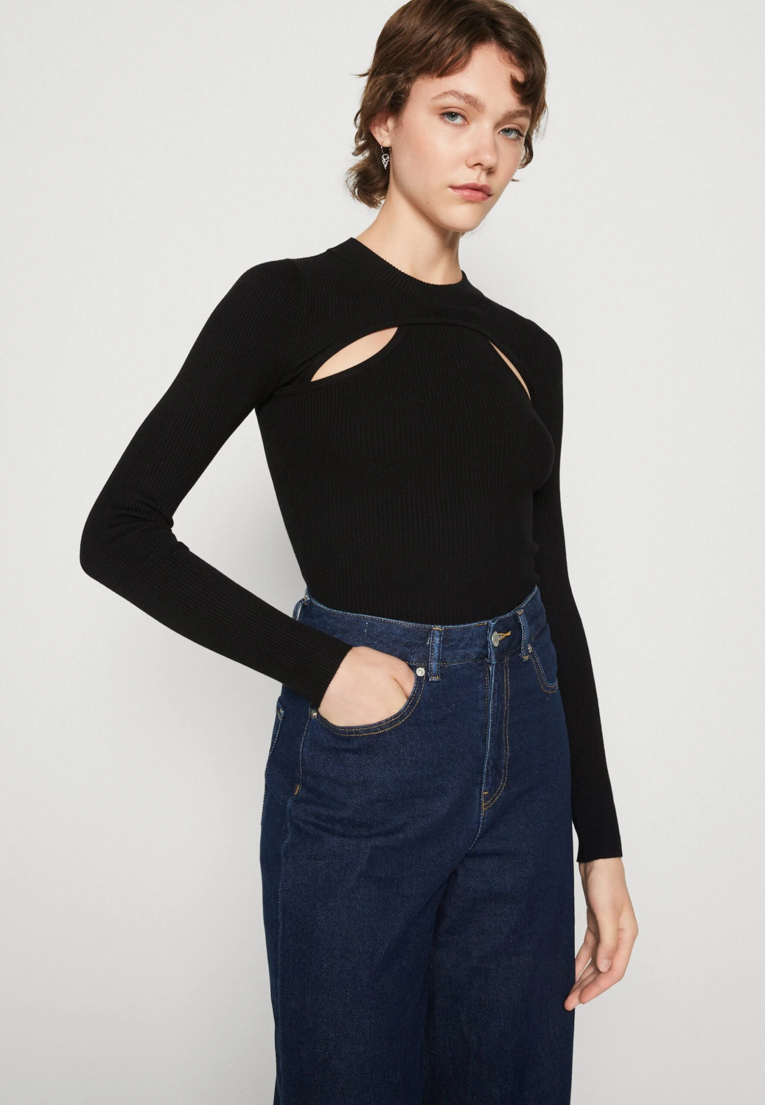 Even&Odd MaglioneBlack Donna Maglieria EV421I0HE-Q11 6 Even&Odd MaglioneBlack Donna Maglieria EV421I0HE-Q11 - immagine 4