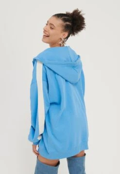 Even&Odd Felpa Con ZipBlue Donna Felpe EV421J0DA-K11 -Even&Odd d17fb0d88b92496b8c257442259cd5cf