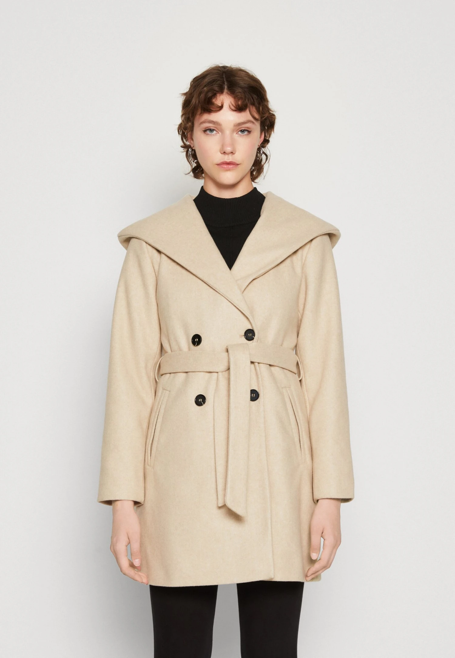 Even&Odd Cappotto CortoMottled Beige Donna Cappotti EV421U03C-B11 3 Even&Odd Cappotto CortoMottled Beige Donna Cappotti EV421U03C-B11