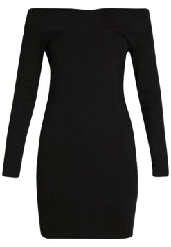 Even&Odd BasicOff-Shoulder Mini Long Sleeves DressTubinoBlack Donna Vestiti EV421C0ZW-Q11 -Even&Odd d27d7ed4551944c9befacf1eb5758665