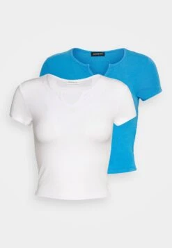 Even&Odd 2 PackT-Shirt BasicBlue/White Donna T-shirt E Top EV421D24U-K11 -Even&Odd d3380ce8fb9a469bbb908e5b080ae4a3