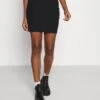 Even&Odd Basic Mini Ribbed Skirt - Gonna A Tubino - Black -Even&Odd d630847e2ebe46acbeeb87078a61e321