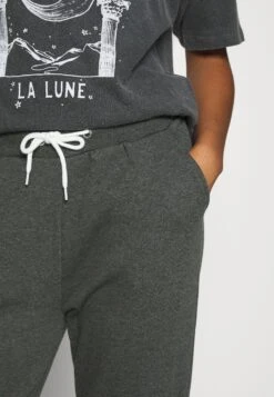 Even&Odd Regular Fit Jogger With ContrastPantaloni SportiviMottled Dark Grey Donna Pantaloni EV421A08P-C11 -Even&Odd d8e0508bc71f4005b42489e3f308e43a