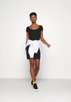 Even&Odd 2 PackVestito Di MaglinaBlack/Mottled Grey Donna Vestiti EV421C131-Q11