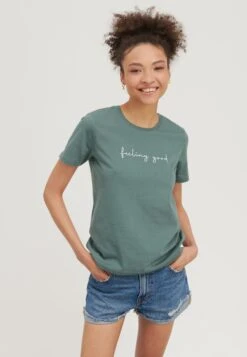 Even&Odd 2 PackT-Shirt Con StampaTeal/Black Donna T-shirt E Top EV421D25W-P11 -Even&Odd ddfd00cbea65404eb88702b547fe0f49