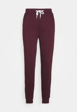 Even&Odd Regular Fit Jogger With Contrast - Pantaloni Sportivi - Dark Red -Even&Odd e25f67a3843842aa938ff1bb115cd950
