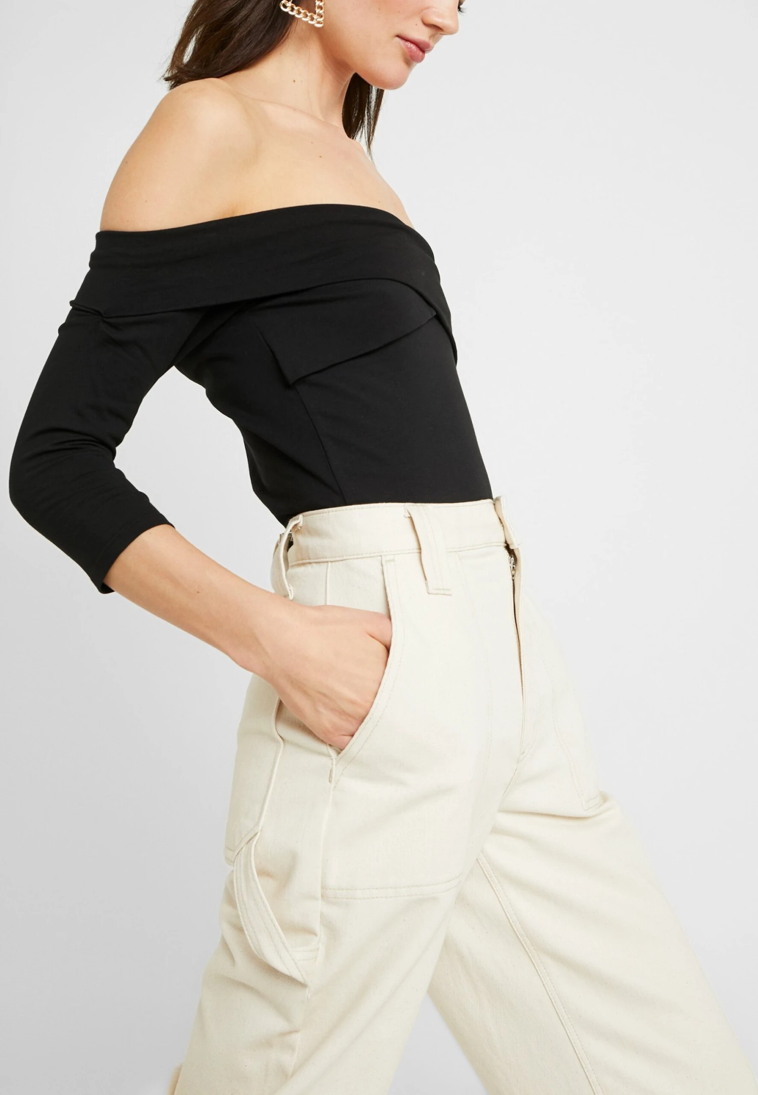 Even&Odd BodysuitMaglietta A Manica LungaBlack Donna T-shirt E Top EV421D19L-Q11 7 Even&Odd BodysuitMaglietta A Manica LungaBlack Donna T-shirt E Top EV421D19L-Q11 - immagine 5