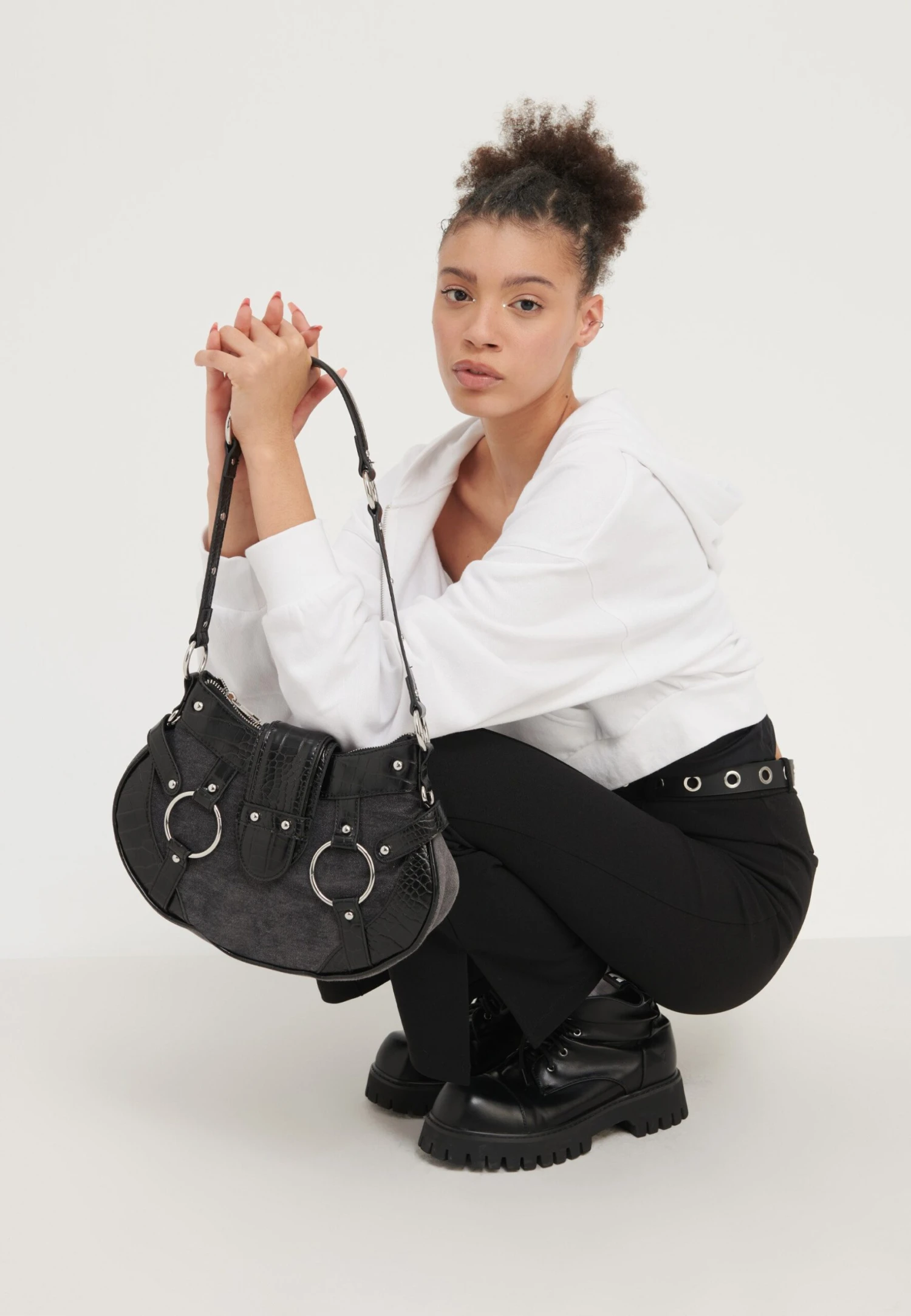 Even&Odd Felpa Con ZipWhite Donna Felpe EV421J0BE-A12 4 Even&Odd Felpa Con ZipWhite Donna Felpe EV421J0BE-A12 - immagine 2